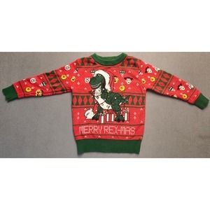 Disney Pixar Toy Story Size 2 Toddler Christmas Sweater T‎ Rex